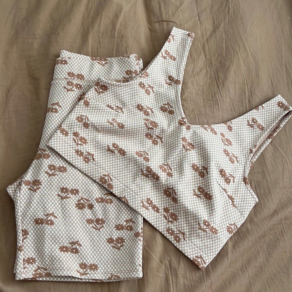 Madewell biker & crop set